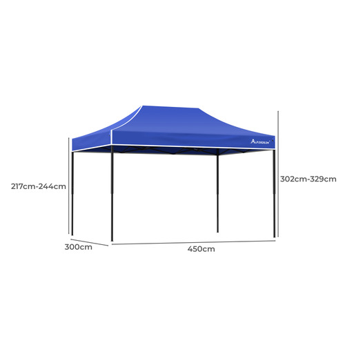 4.5 x 3m Mohan Outdoor Pop-Up Gazebo