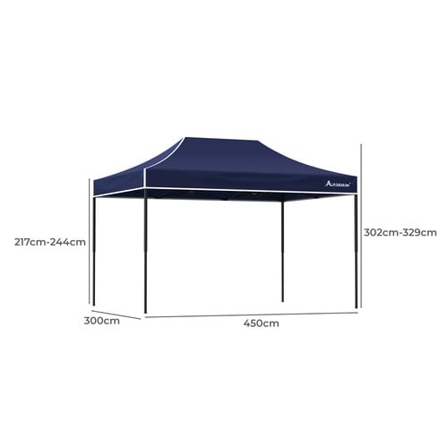 4.5 x 3m Mohan Outdoor Pop-Up Gazebo
