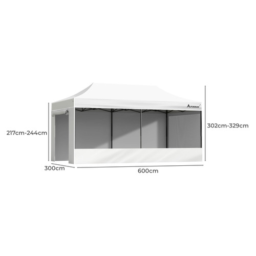 6 x 3m Felix Outdoor Pop-Up Gazebo