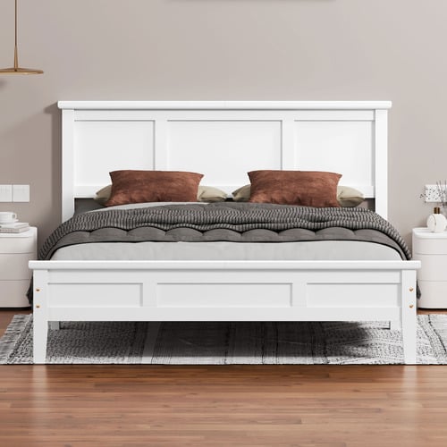 Norris Pine Wood Platform Bed