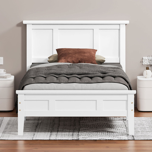 Norris Pine Wood Platform Bed