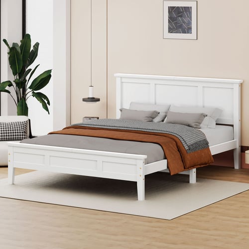 Norris Pine Wood Platform Bed