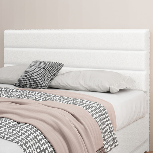 White-Alpine-Boucle-Gas-Lift-Storage-Bed-with-LED