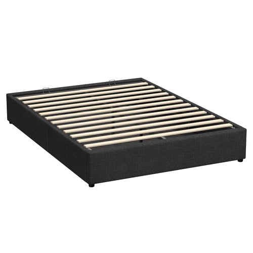 Tiago-Linen-Look-Gas-Lift-Bed-Base