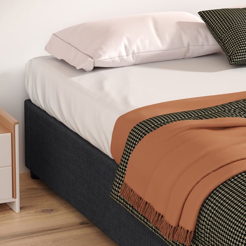 Tiago-Linen-Look-Gas-Lift-Bed-Base