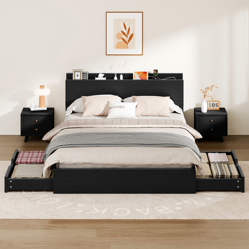 Camilla-Bed-Frame-with-Charging-Station-and-Drawers