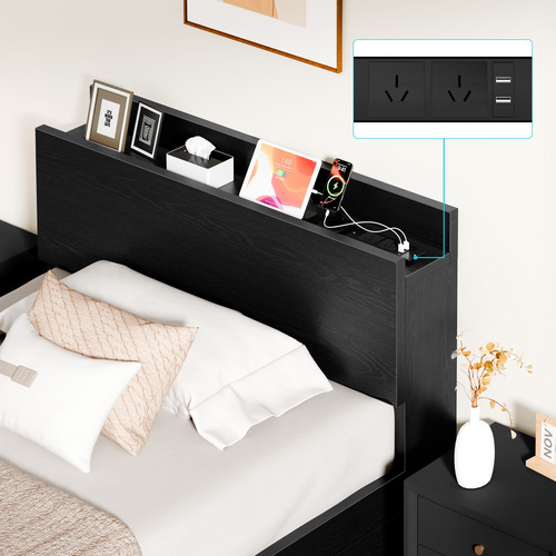 Camilla-Bed-Frame-with-Charging-Station-and-Drawers