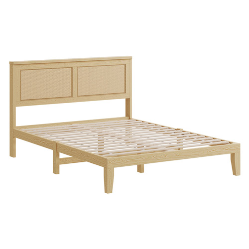 Diaz Rattan Platform Bed