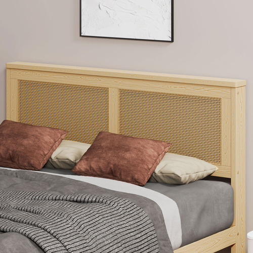 Diaz Rattan Platform Bed