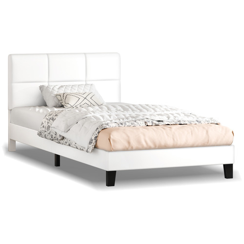 White-Cassandra-Faux-Leather-Bed-Frame