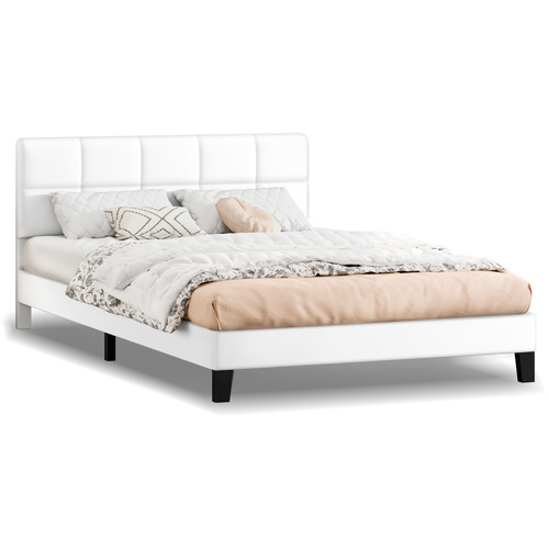 White-Cassandra-Faux-Leather-Bed-Frame