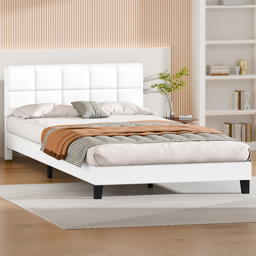 White-Cassandra-Faux-Leather-Bed-Frame