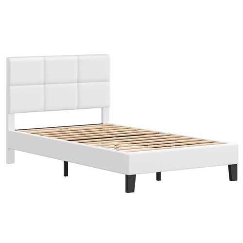 White-Cassandra-Faux-Leather-Bed-Frame