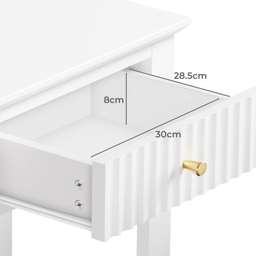 Arthur 1 Drawer Bedside Table