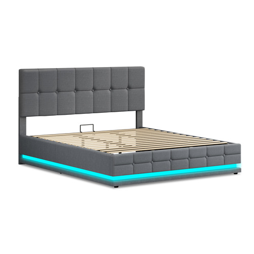 Grey-Alfie-Gas-Lift-Storage-Bed-Frame-with-LED