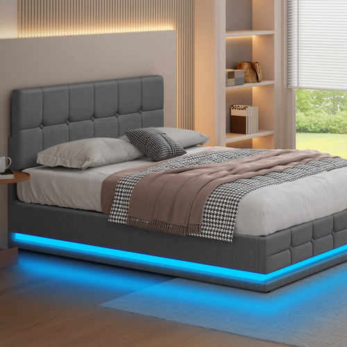 Grey-Alfie-Gas-Lift-Storage-Bed-Frame-with-LED