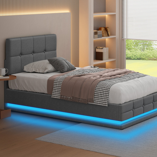 Grey-Alfie-Gas-Lift-Storage-Bed-Frame-with-LED