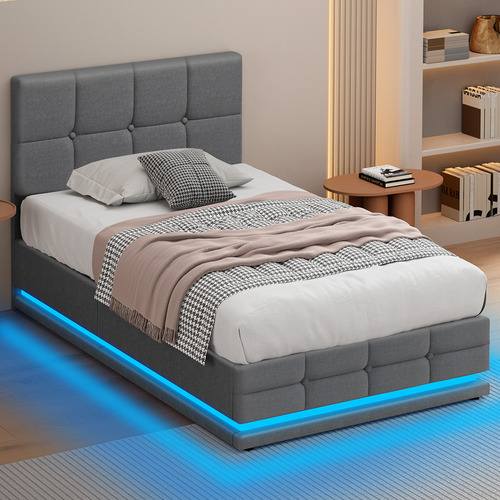 Grey-Alfie-Gas-Lift-Storage-Bed-Frame-with-LED