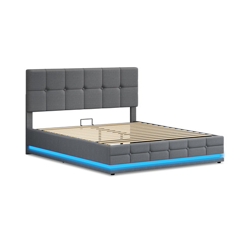 Grey-Alfie-Gas-Lift-Storage-Bed-Frame-with-LED