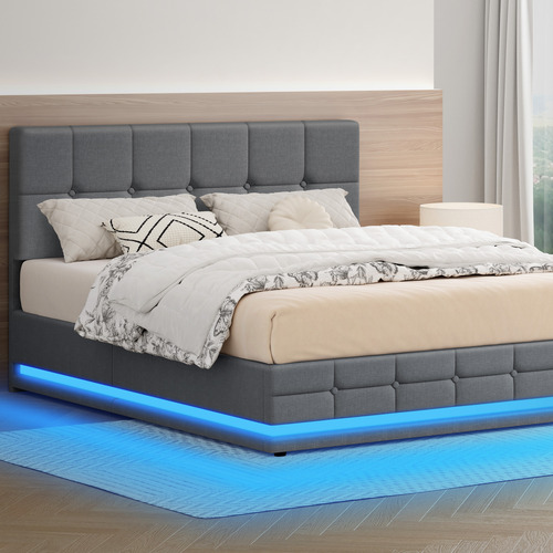 Grey-Alfie-Gas-Lift-Storage-Bed-Frame-with-LED