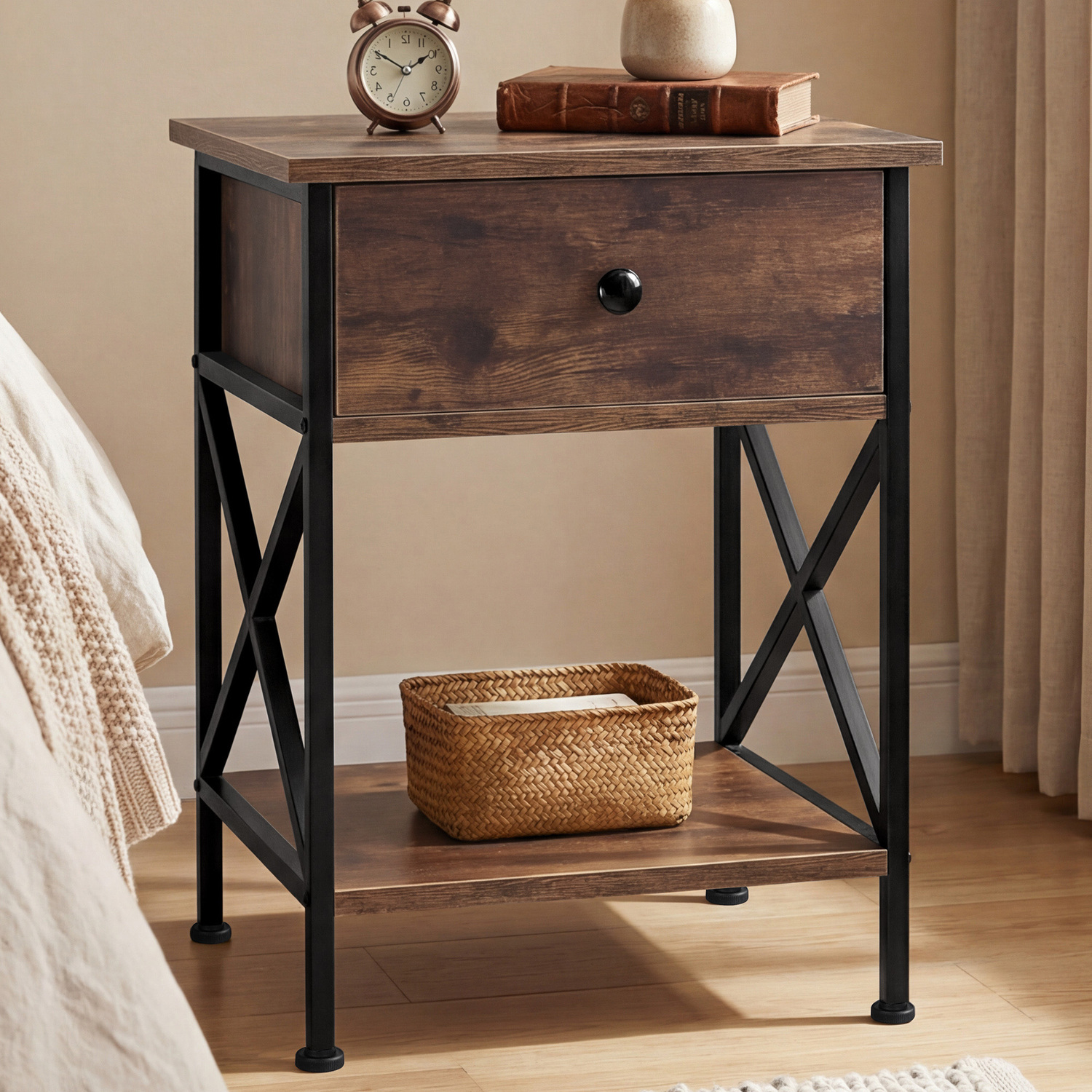 Cronus Bedside Table
