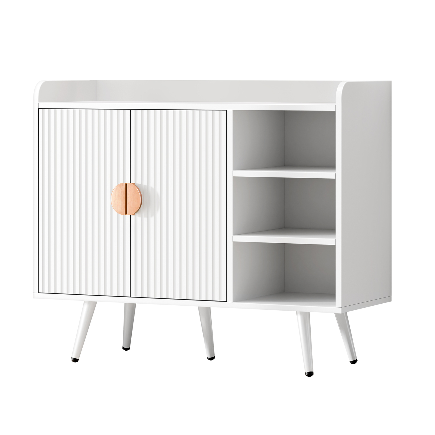 Bexley Shoe Cabinet with Open Shelves