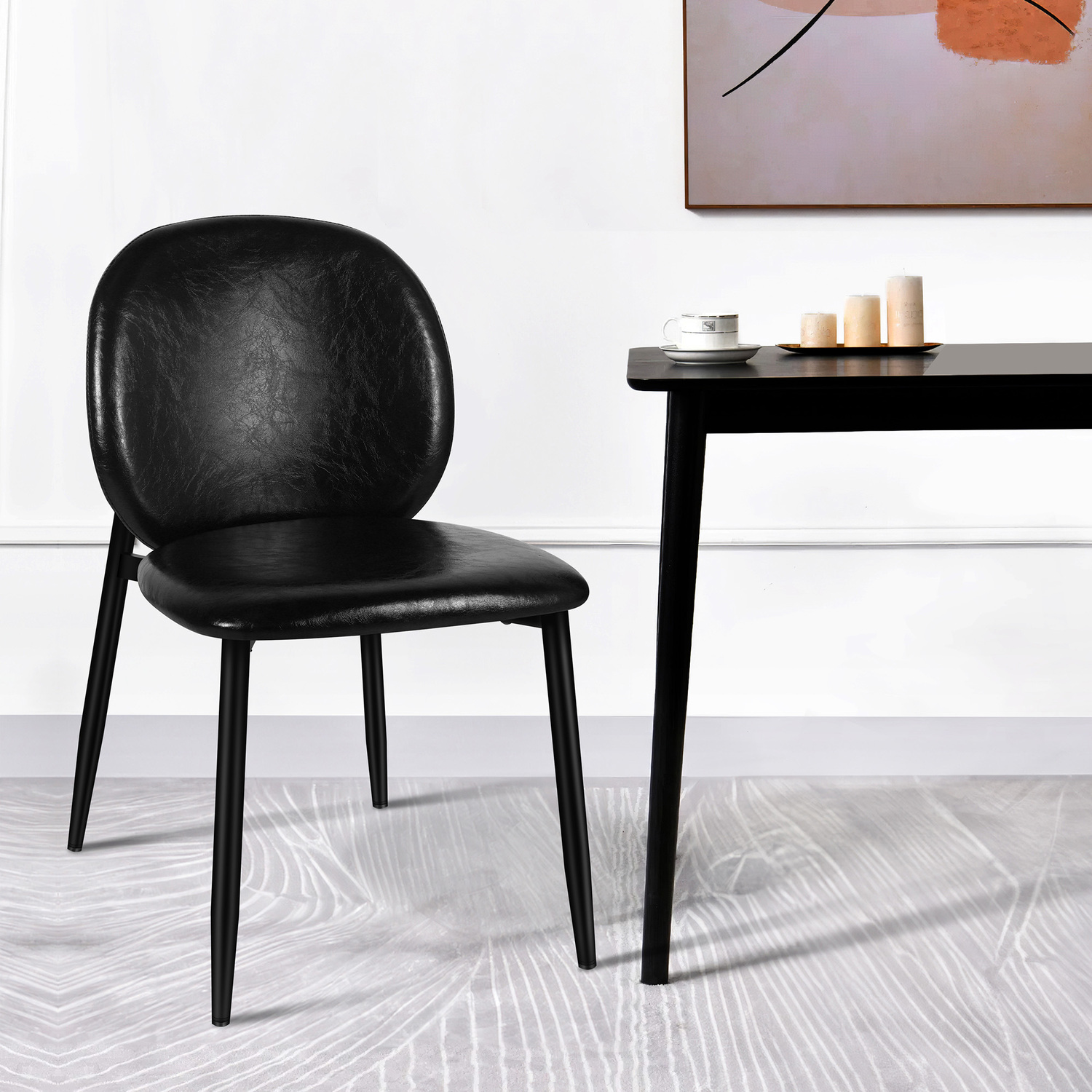 Dorado-Faux-Leather-Dining-Chairs