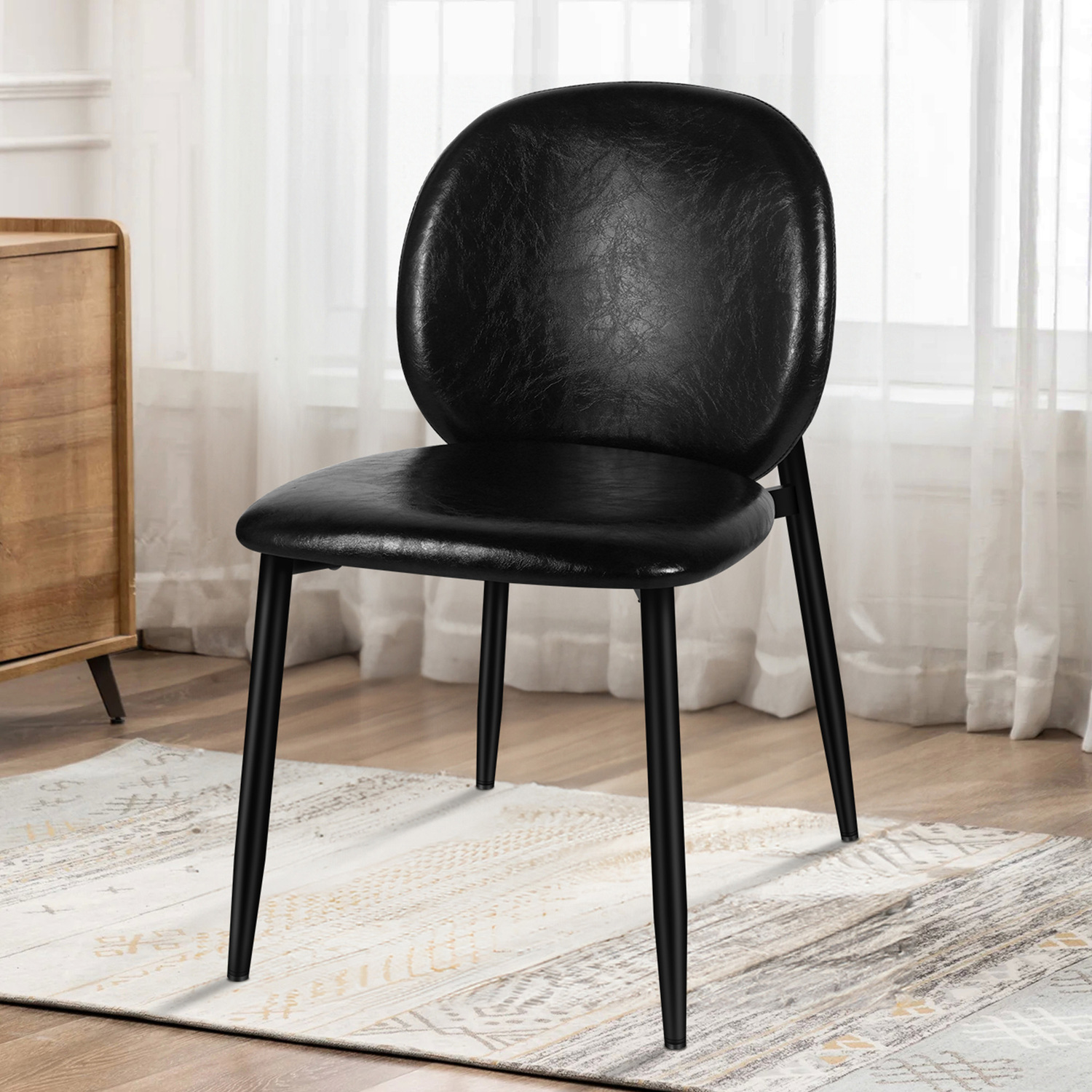 Dorado-Faux-Leather-Dining-Chairs