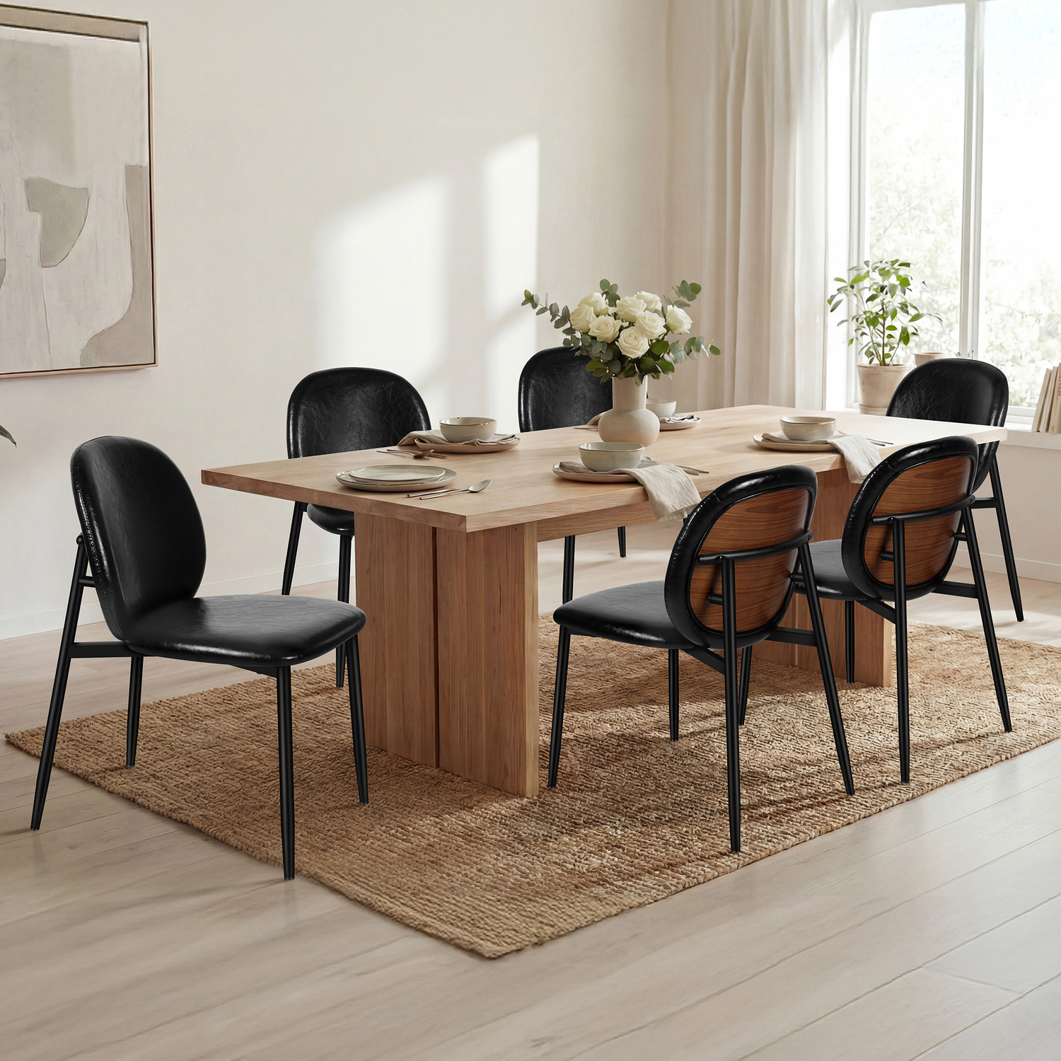 Dorado-Faux-Leather-Dining-Chairs