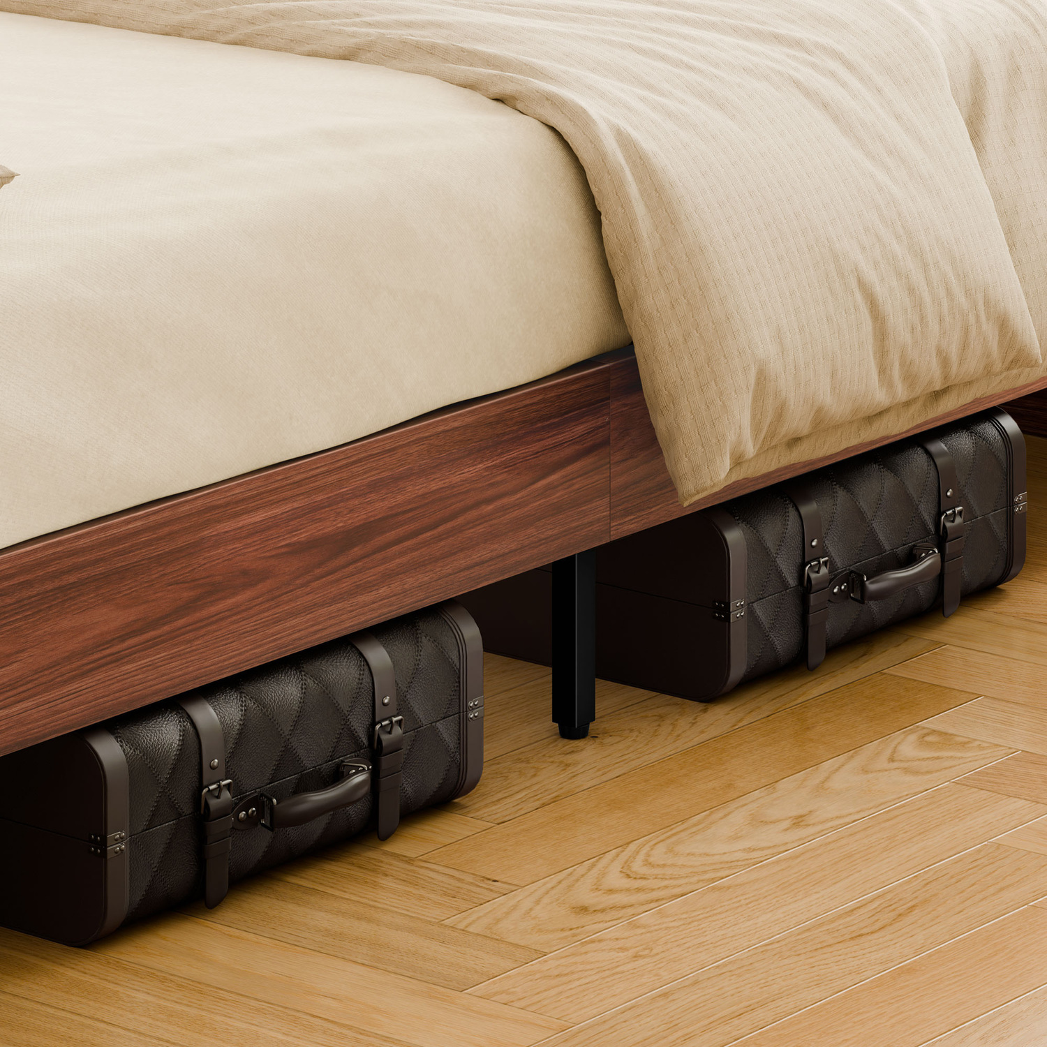 Tommy-Platform-Bed-with-Bookcase-Headboard