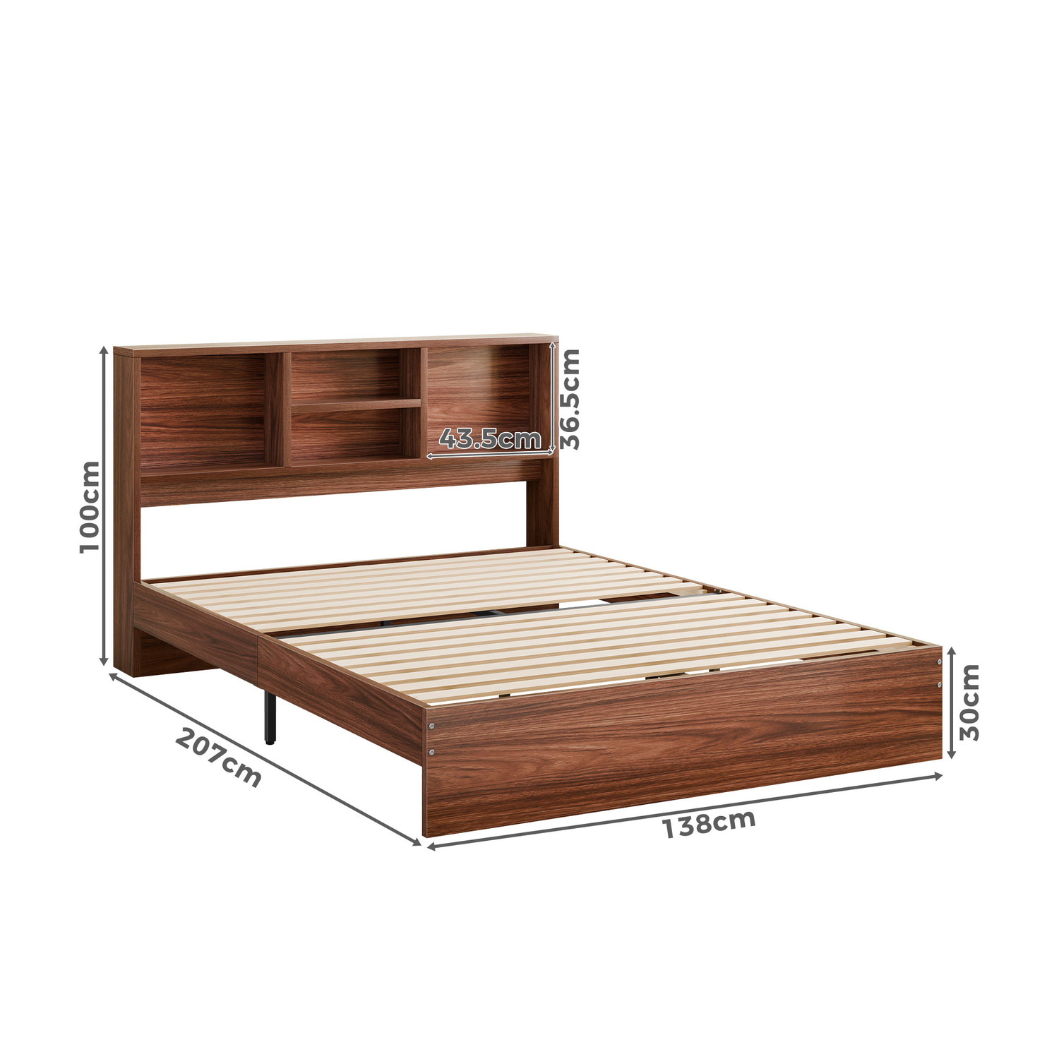 Tommy-Platform-Bed-with-Bookcase-Headboard