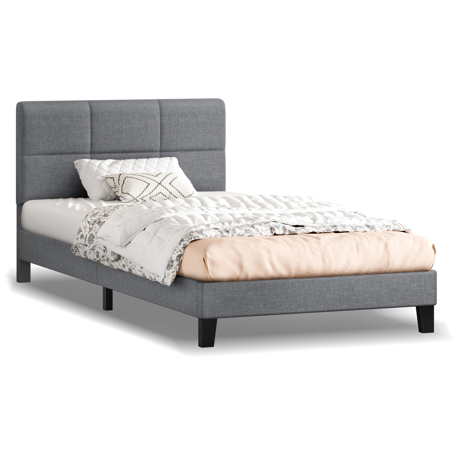 Grey-Cassandra-Upholstered-Bed