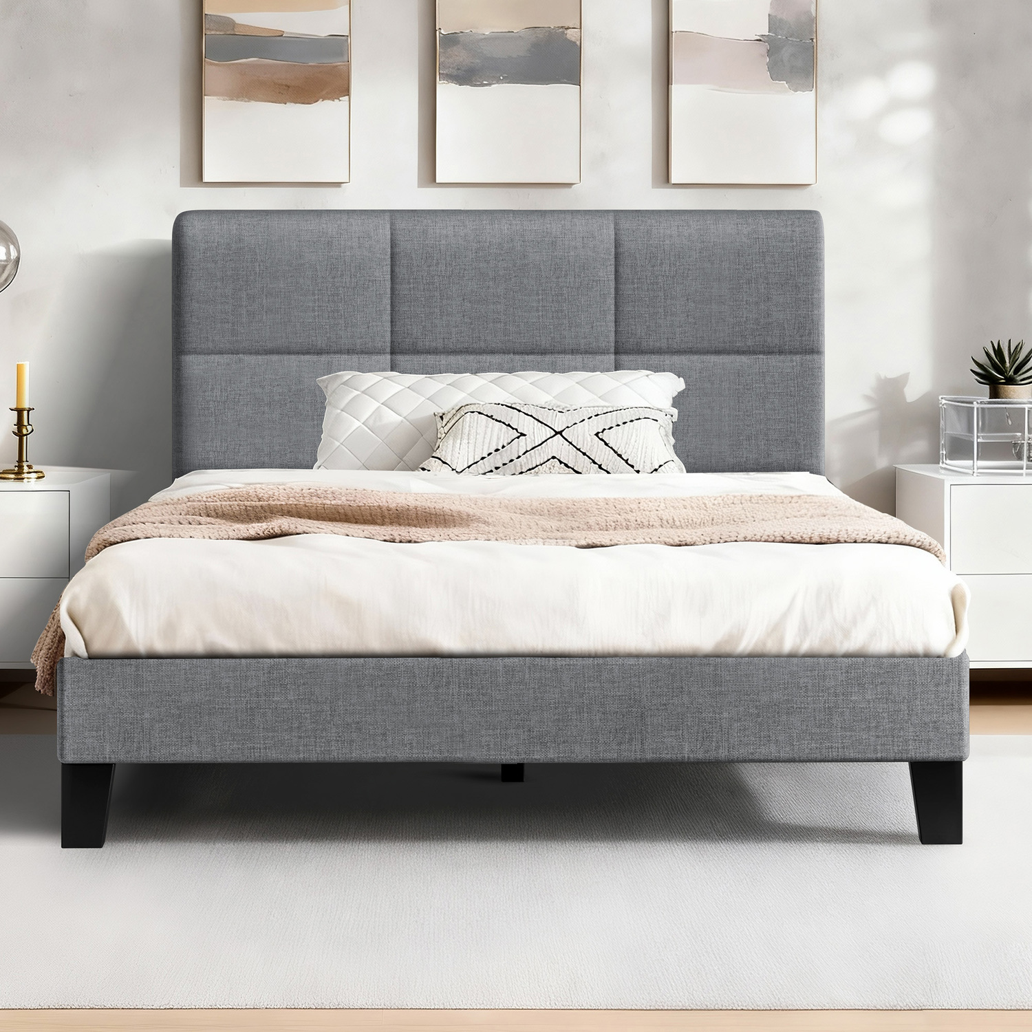 Grey-Cassandra-Upholstered-Bed