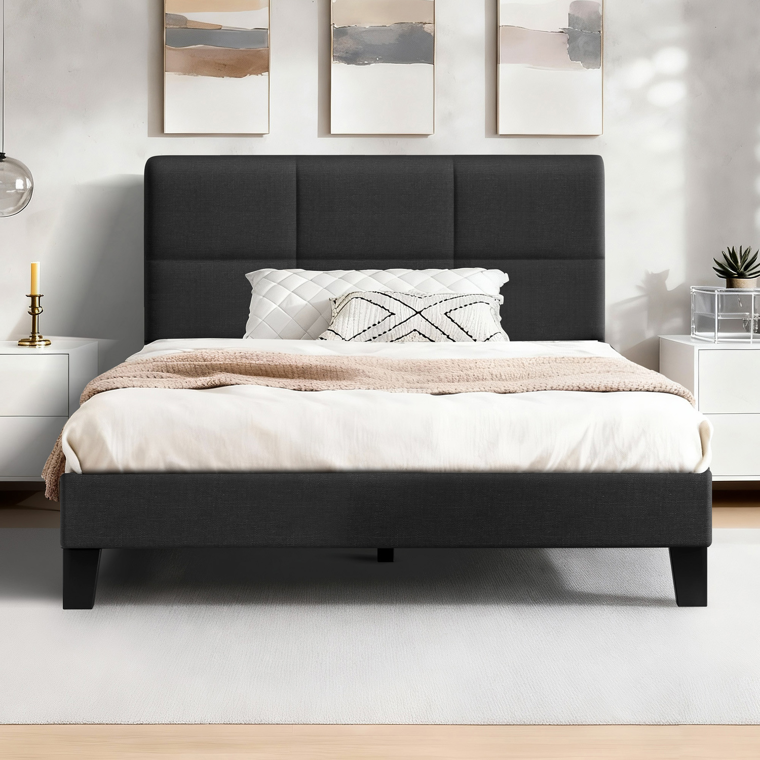 Black-Cassandra-Upholstered-Bed