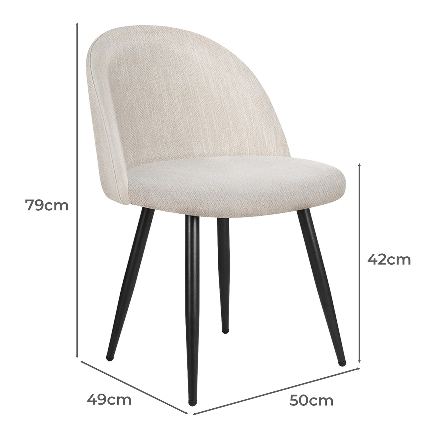 Steffano Chenille Dining Chairs