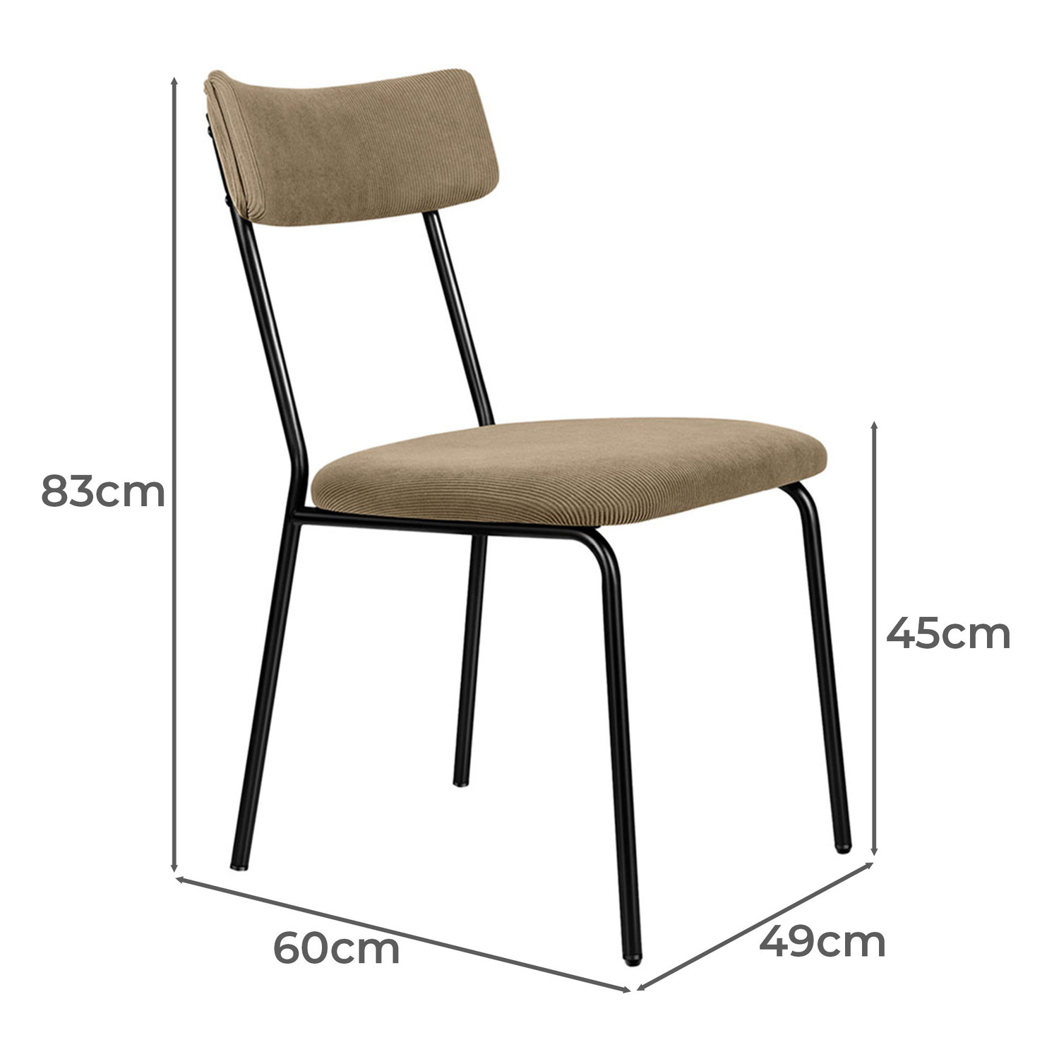 Fargo Corduroy Dining Chairs