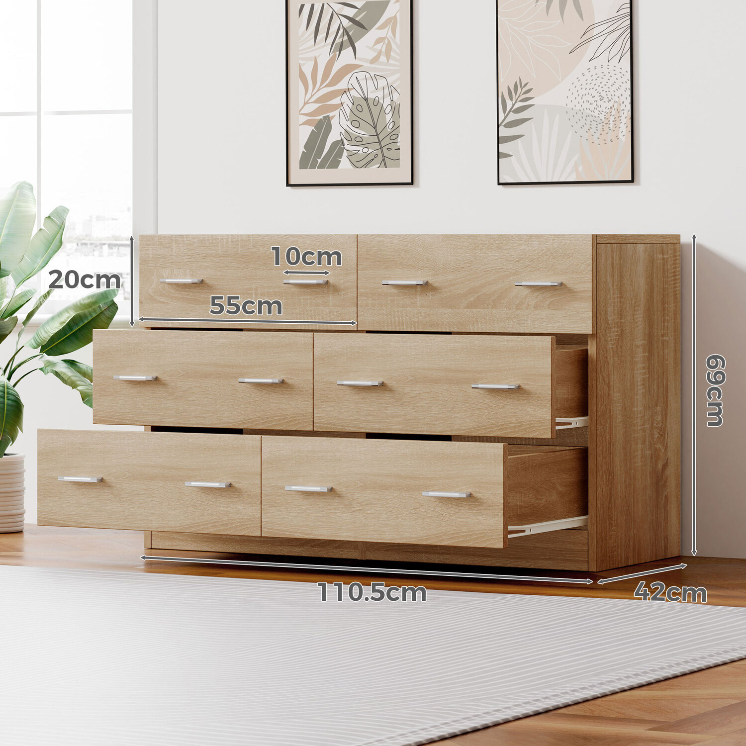 Allanis 6 Drawer Chest