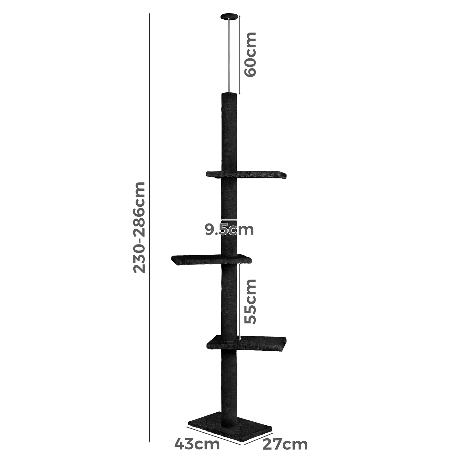 286cm Cecil Cat Tree