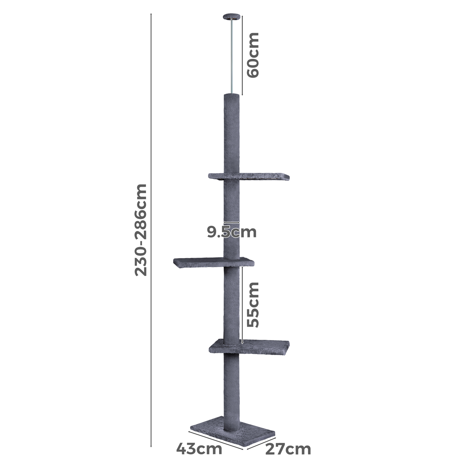 286cm Cecil Cat Tree
