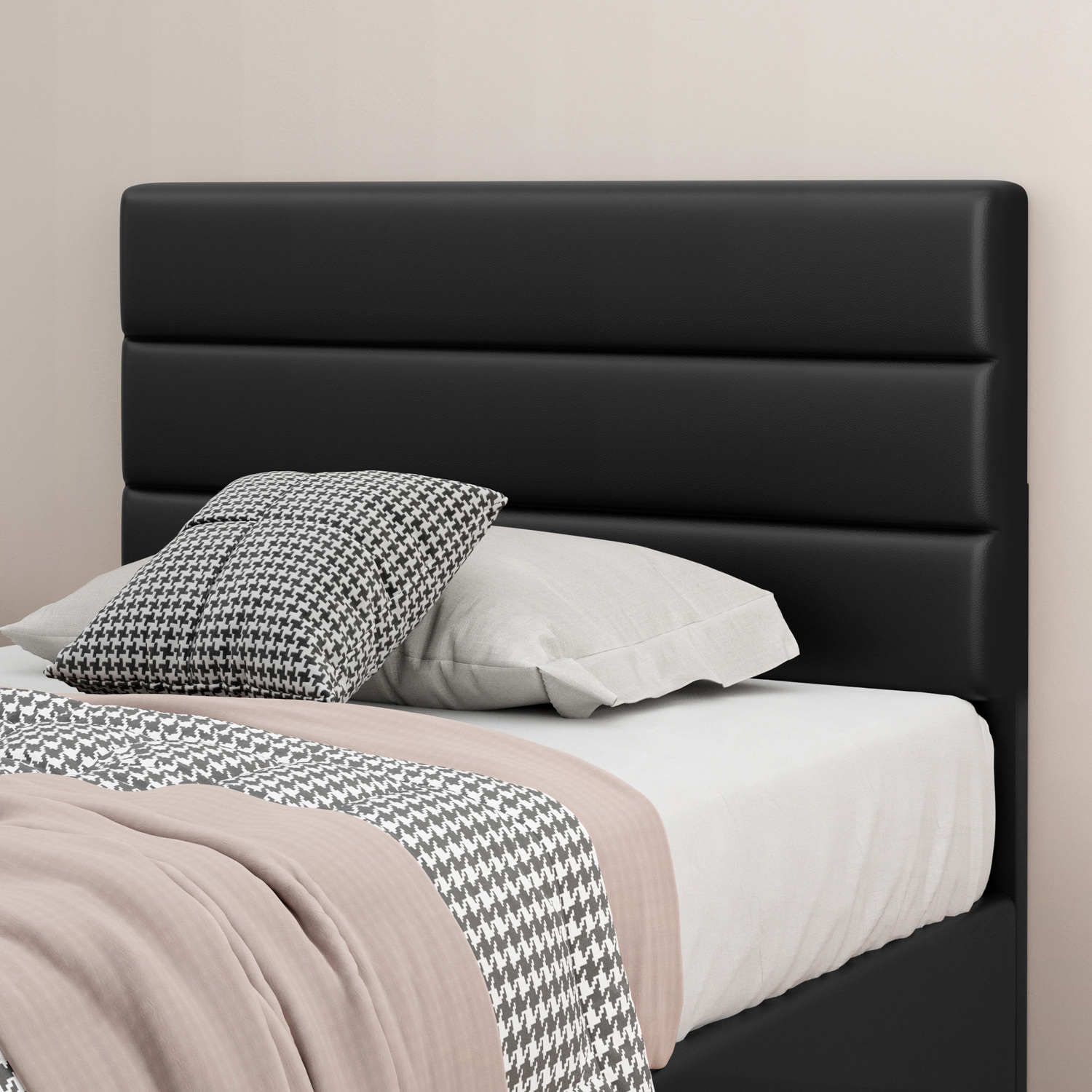 Black-Alpine-PU-Leather-Gas-Lift-Storage-Bed-with-LED