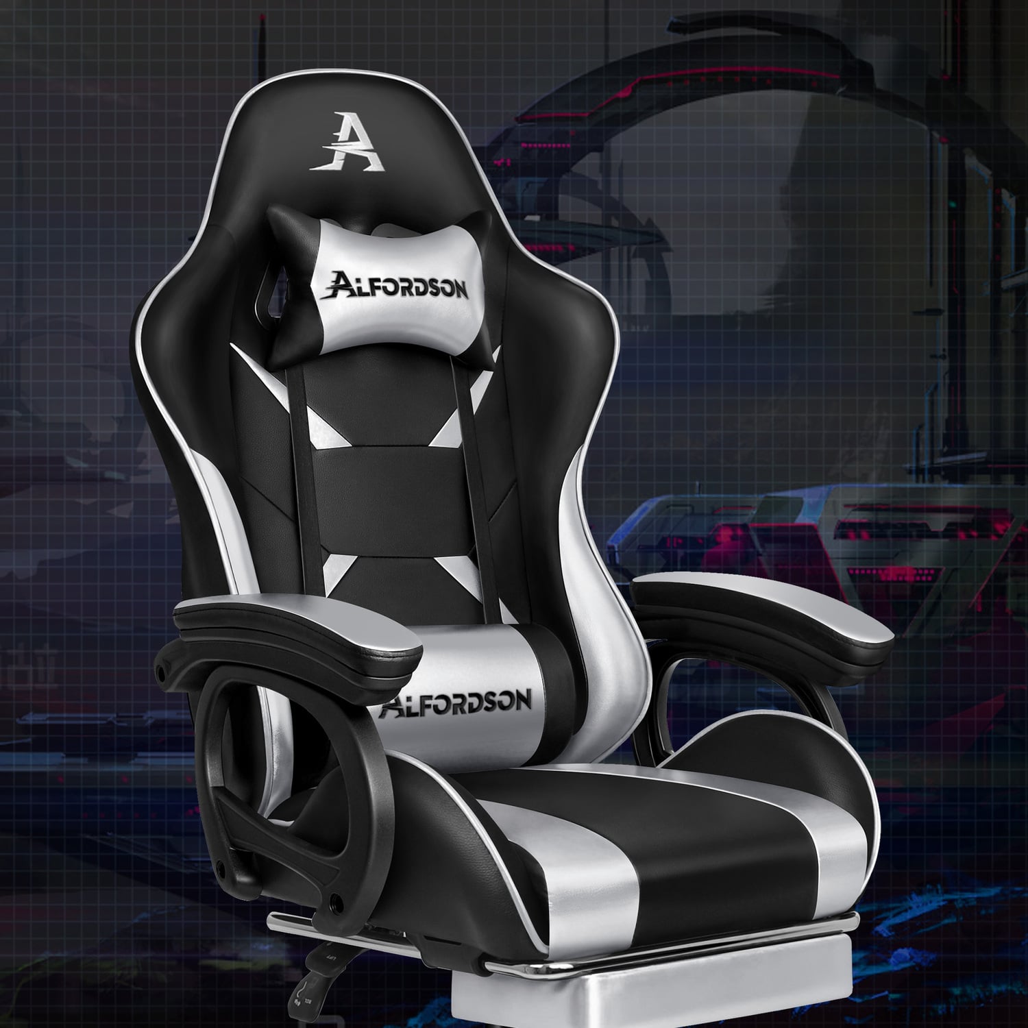 Kostis Gaming Massage Office Chair with Footrest