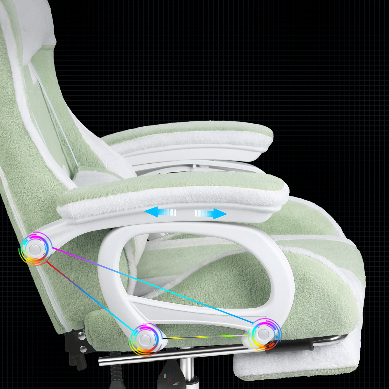 Kostis Gaming Massage Office Chair with Footrest