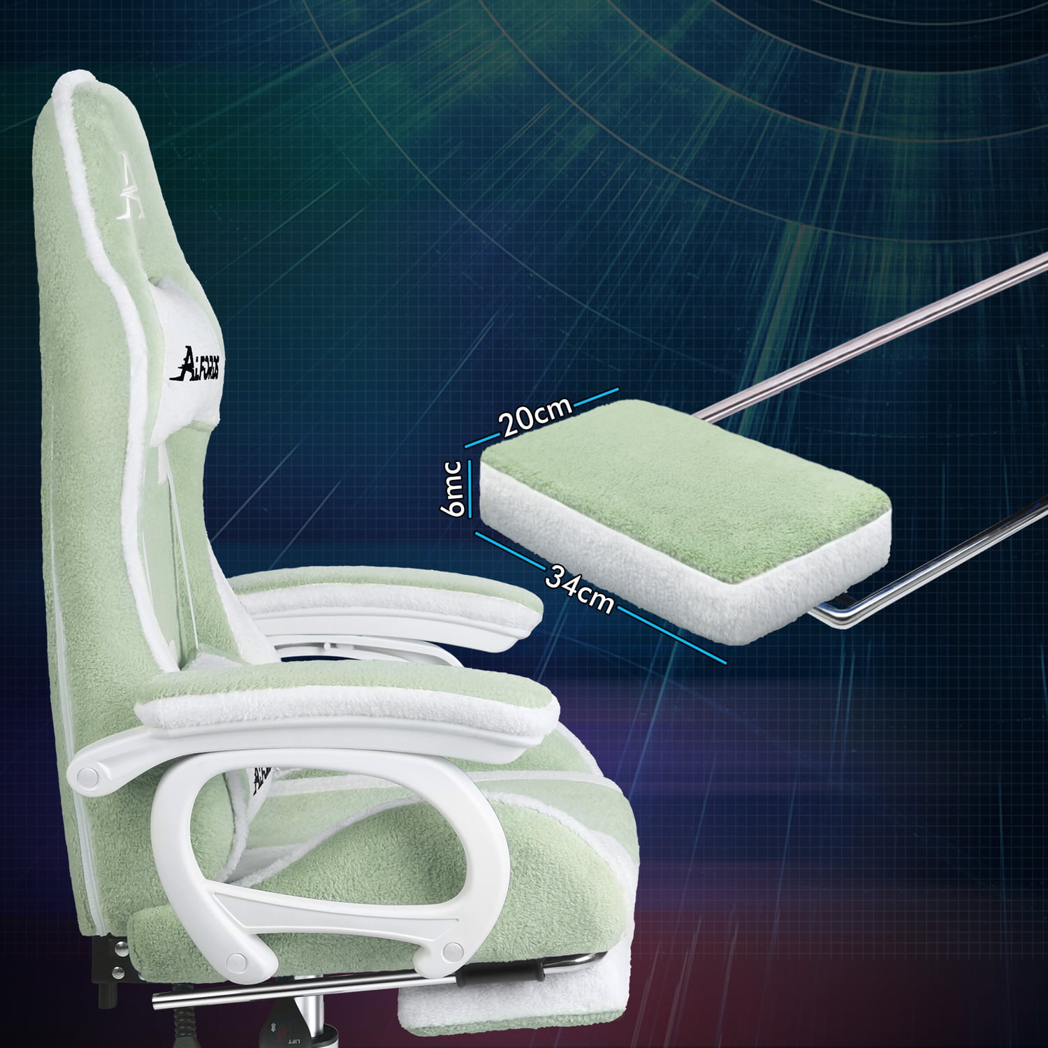 Kostis Gaming Massage Office Chair with Footrest