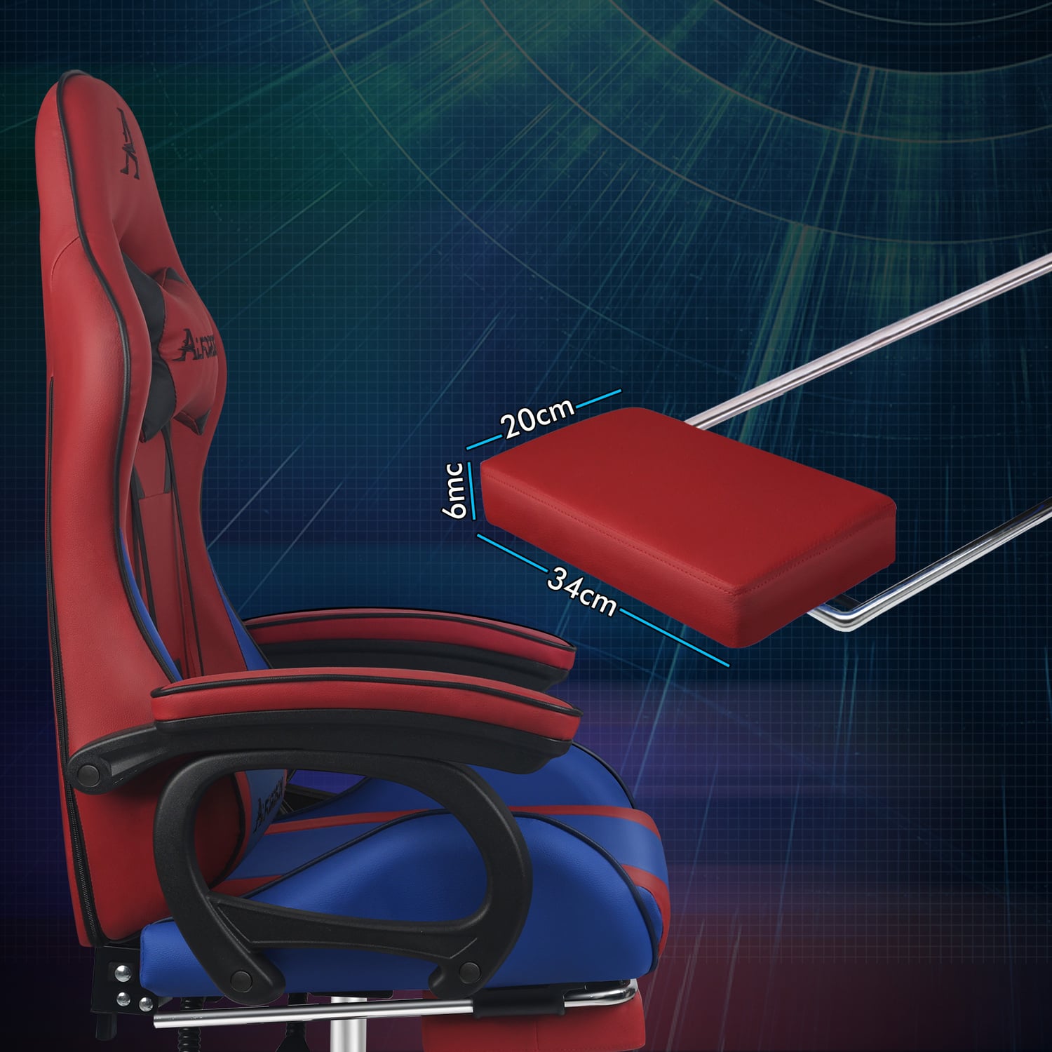Kostis Gaming Massage Office Chair with Footrest