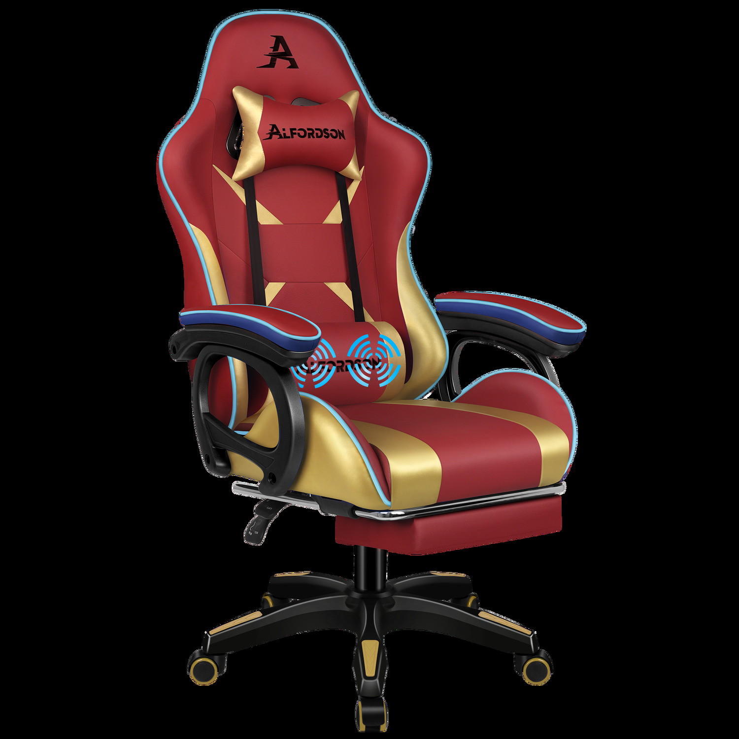 Kostis Gaming Massage Office Chair with Footrest