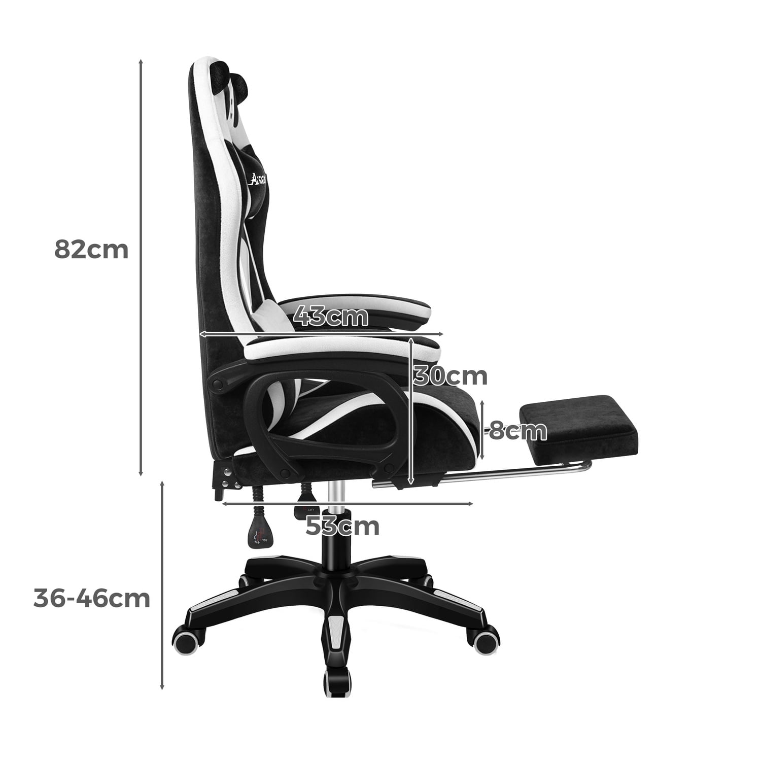 Kostis Gaming Massage Office Chair with Footrest
