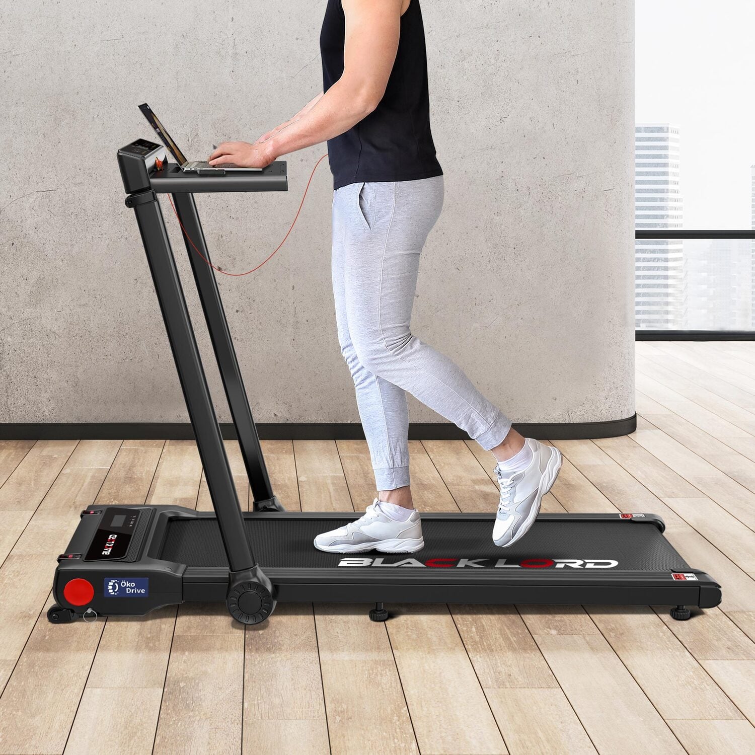 Verdira 3-in-1 Electric Walking Pad with Removable Desk