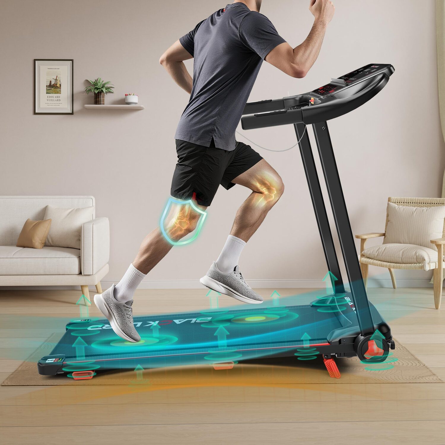 Tyrannize Foldable Electric Treadmill