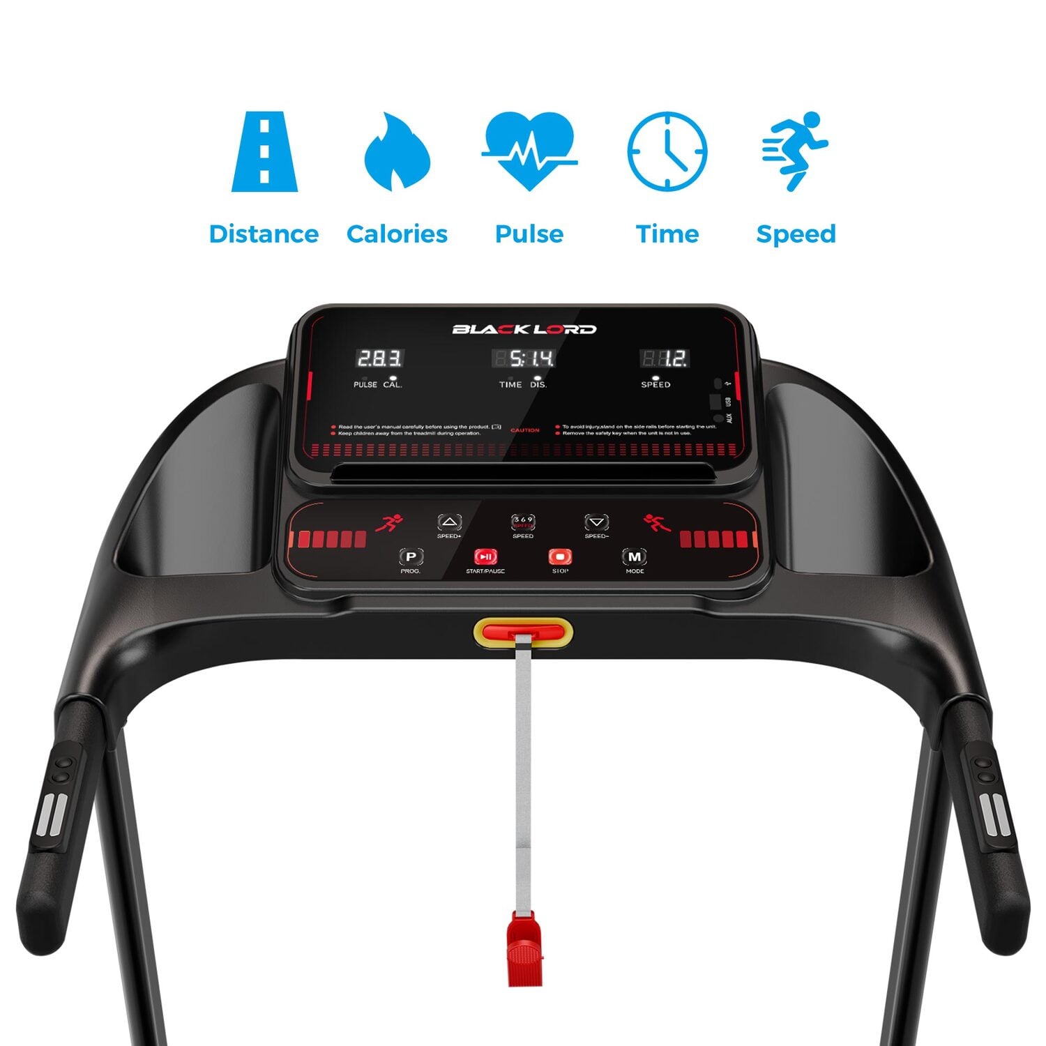 Tyrannize Foldable Electric Treadmill