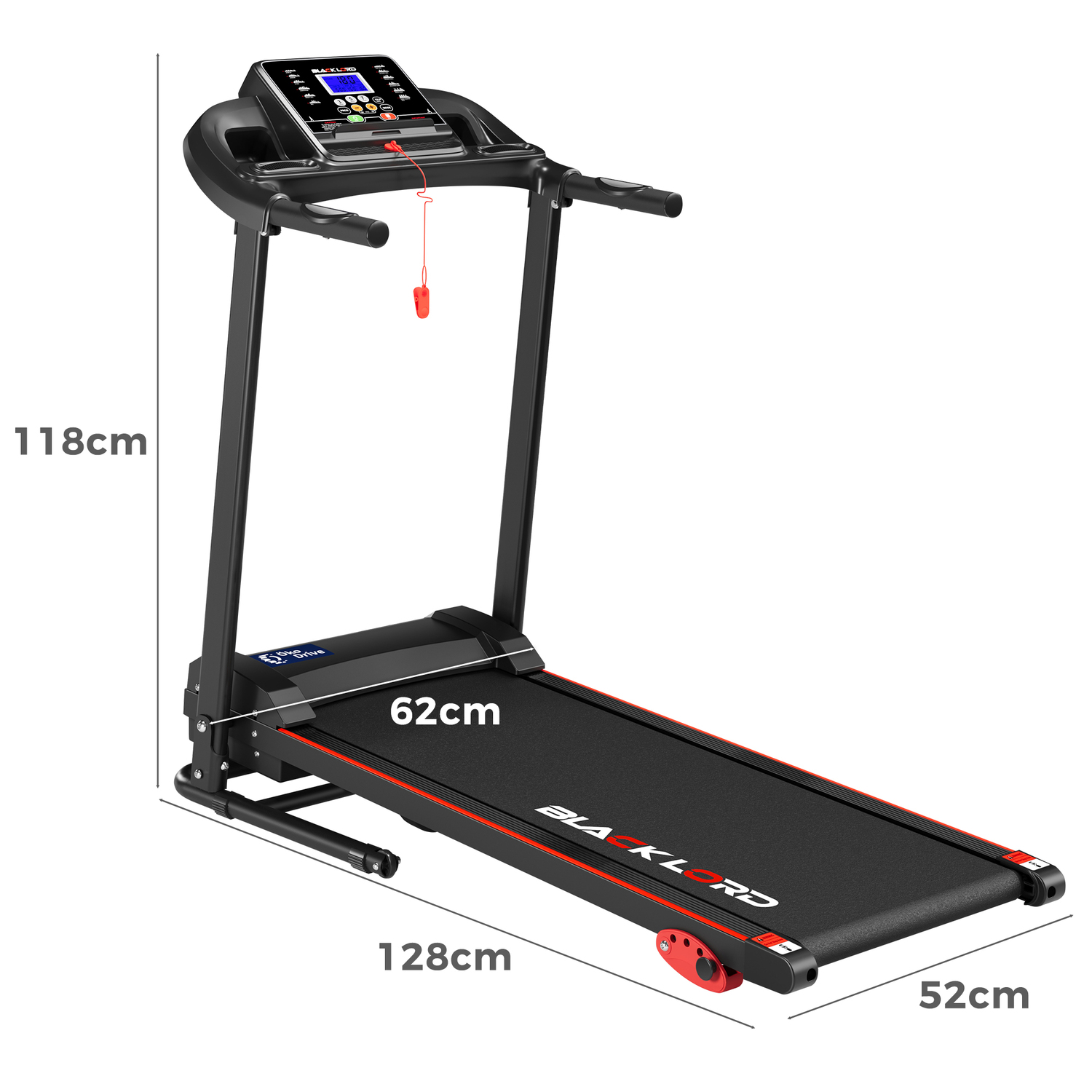 Draxen Foldable Electric Treadmill